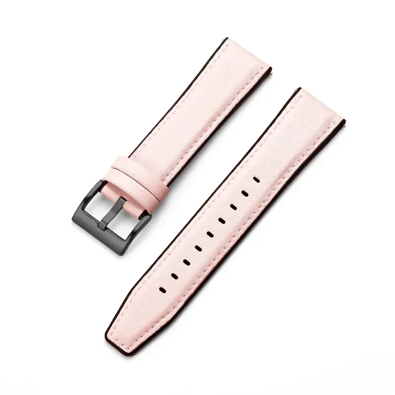 Premium Silicone Leather Wrist Band - Elegant Strap Bracelet