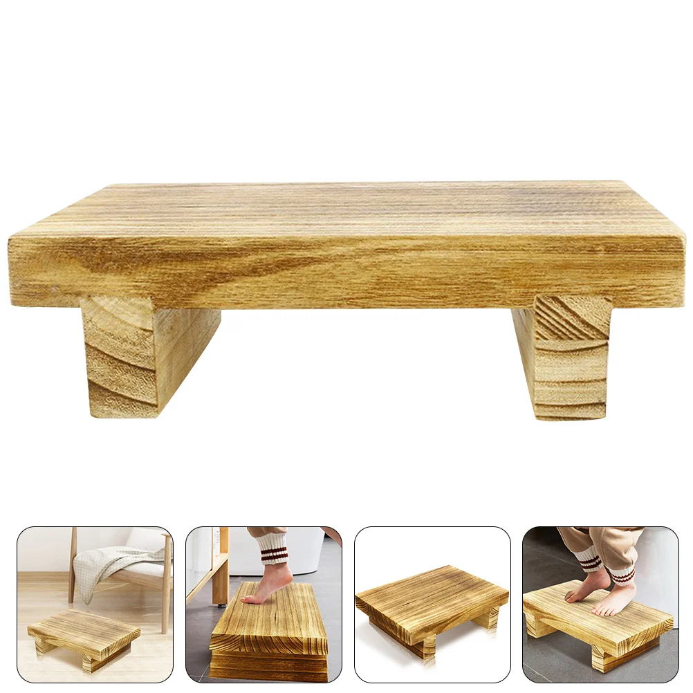 

Bedside Step Stool Bedroom Office Desk Footrest Kid Footstool Bathroom Feet Wooden Home Furniture Bench Stools for Adults