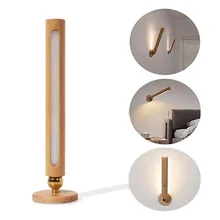 

Magnetic Connection Wooden Rotatable Night Light Smart 360 Degree Light Magnetic Connection Wooden Night Light For Home