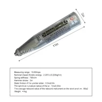 HT-225 High Quality Concrete Test Hammer Rebound Hammer Tester Concrete Rebound Test Schmidt Hammer for Test Resiliometer 2