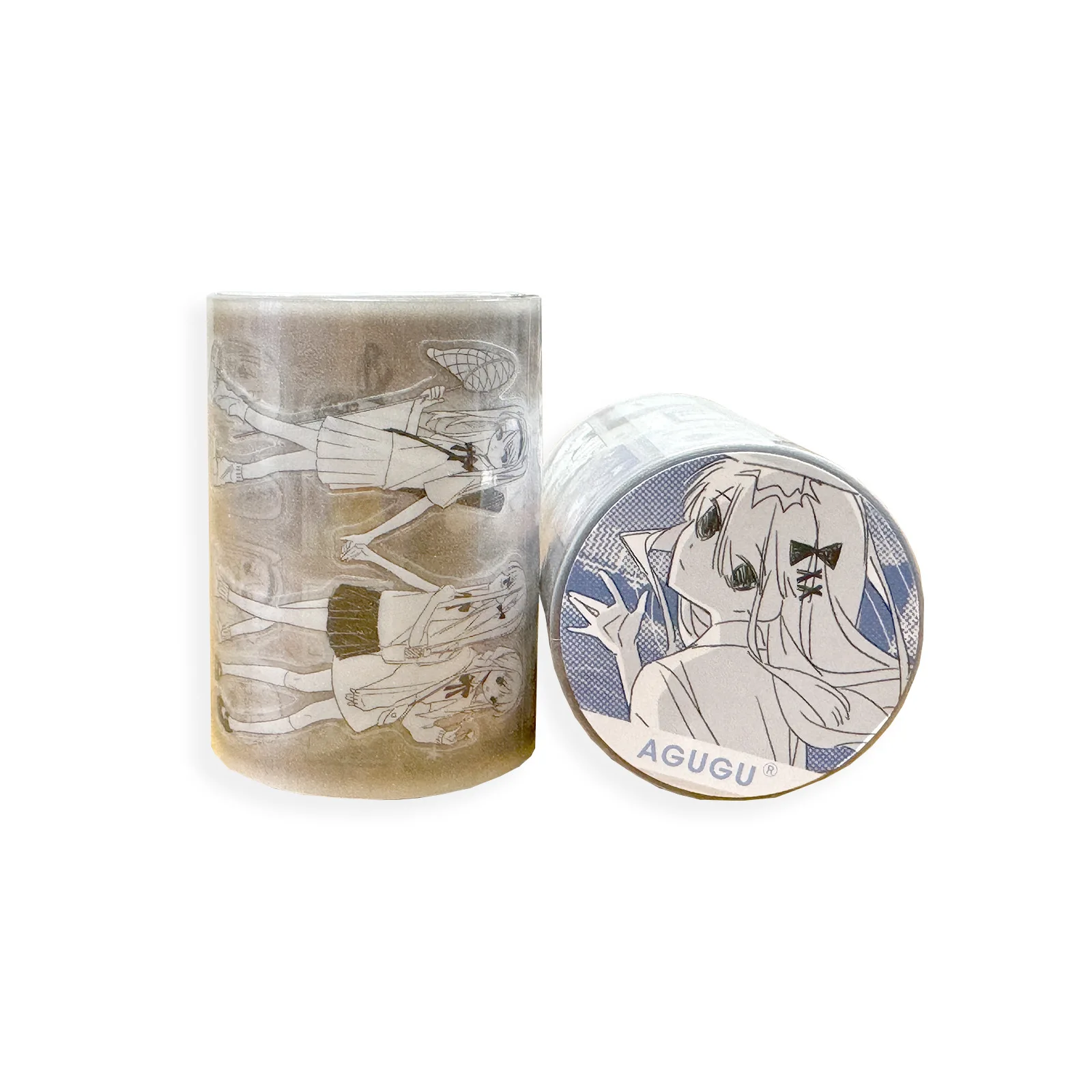 1pcs/1lot 장식 접착 테이프 조각 시간 스크랩북 정크 저널 DIY 종이 일본 마스킹 스크랩북 스티커