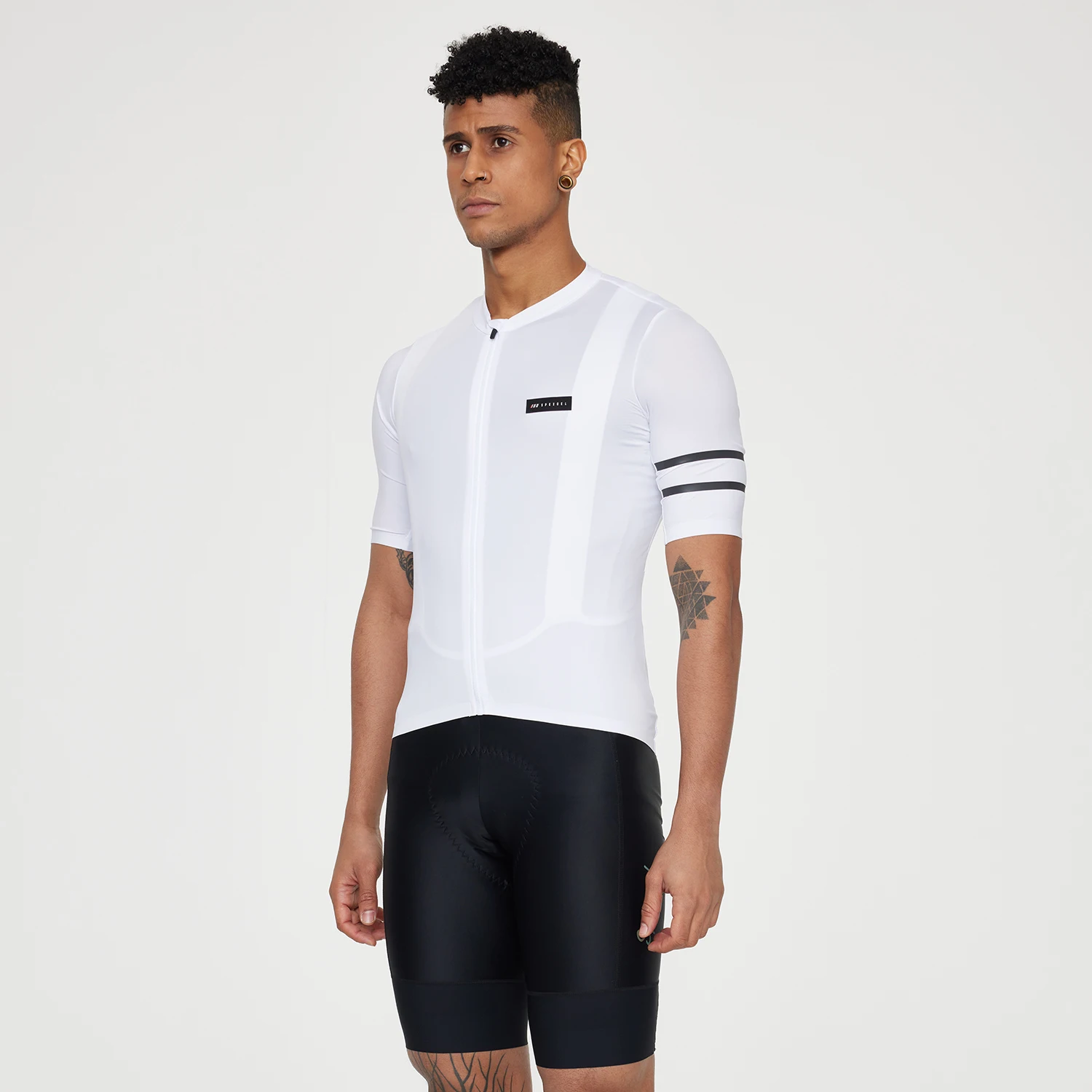 thumbnail image 1 of SPEXCEL 2021 - Maillot de ciclismo de manga corta, totalmente nuevo, ligero, profesional, aerodinámico, transpirable, para hombre, 1 of 5
