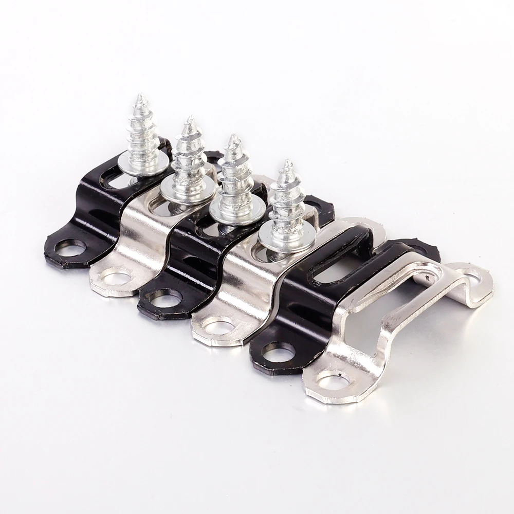 Invisible Two-in-One Connectors Woodworking Hinges 1/20pcs Assembly Furniture Connecting Bracket Recessed Screw Fastener