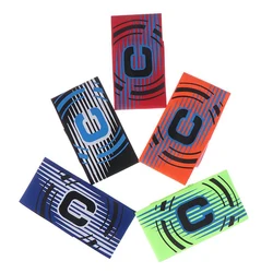1 Pcs Football Captain Armband Adjustable Arm Band Leader Competition Soccer Captain C Word Group For Sports Accessories Unisex