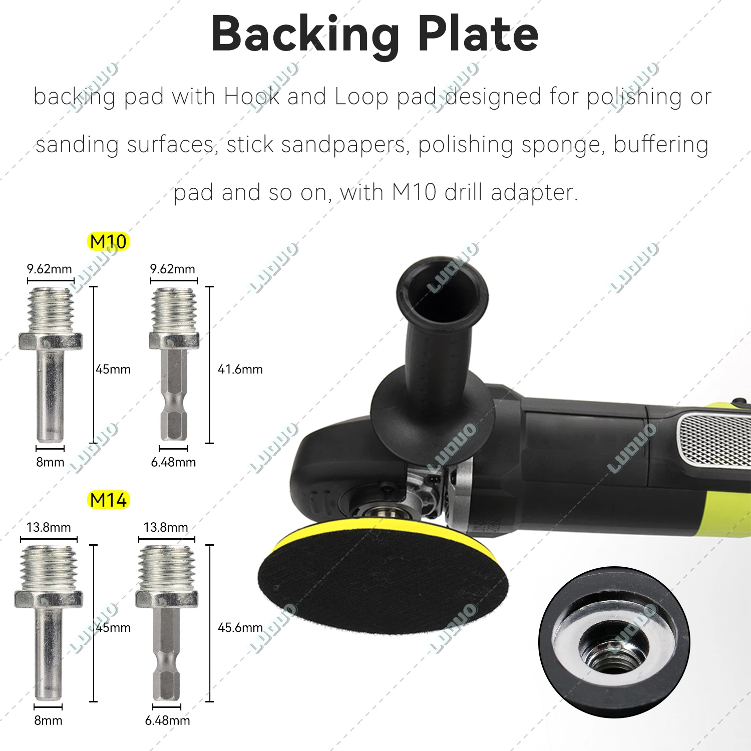 Sandpaper Hook And Loop For Random Orbital Sander Sanding Paper Sheet Disc Polishing Waxing Sponge Set Buffer Pad Car Detailing 2