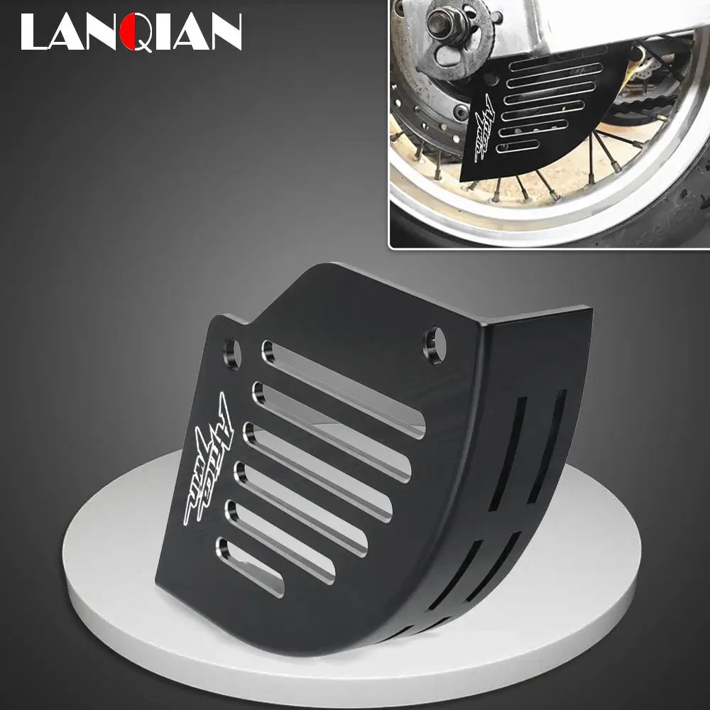 Cnc Aluminum Motorcycle Accessories Rear Brake Disc Cover Potector Guard For Honda Xrv750 Xrv 750 Africa Twin 2022 2021 2020 All
