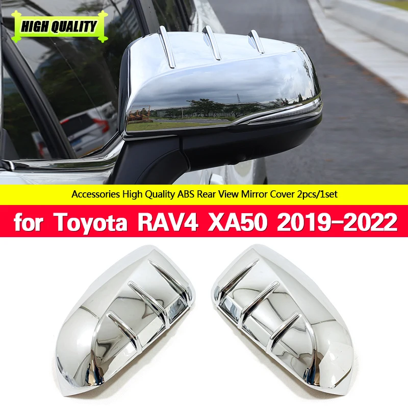 

For Toyota RAV4 XA50 2019 2020 2021 2022 RAV 4 XA 50 Car Rearview Mirror Side Molding Cover Trim ABS Accessories Mirror & Covers