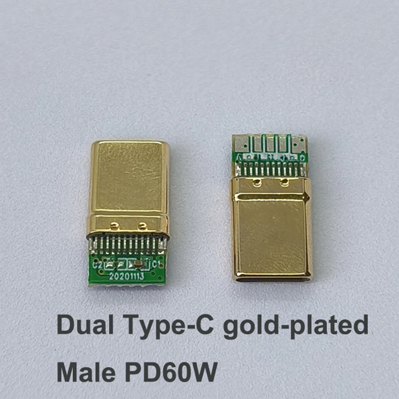 2 Stück USB Typ-C Stecker und Buchse PD60W 100W 120W A-C65W 66W PD240W C70 C90 OPPO/VIVO Schnellladung OTG-Anschluss – Detail 3