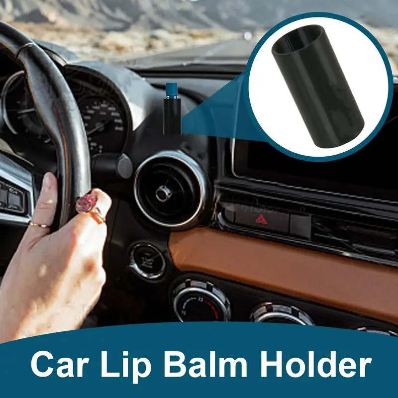 Car Lipsticks Holder Vehicle Rack Organizer Mount for Lipsticks No Punch Vehicle Chap Stick Holder for Friends Family Children