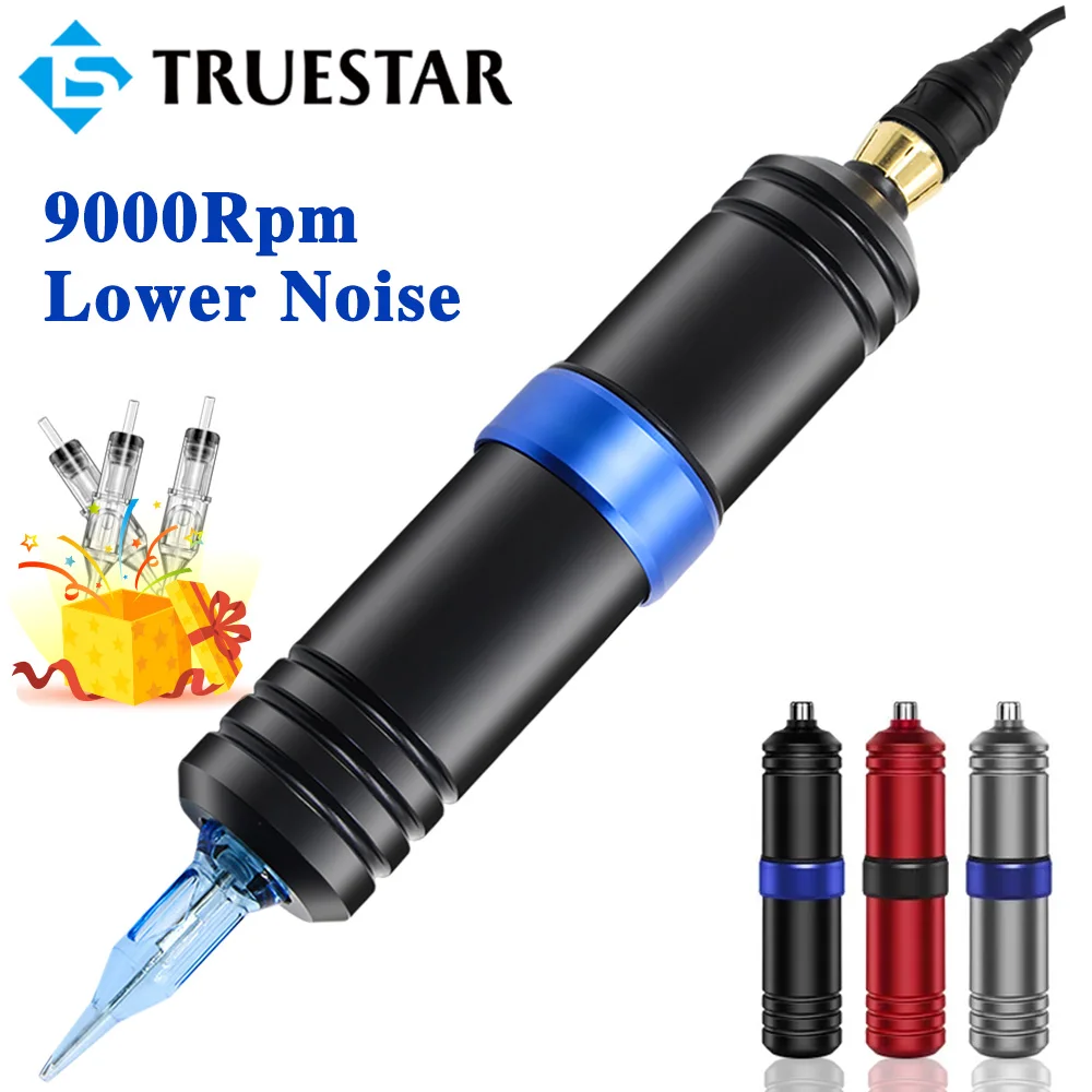 

Rotary Tattoo Machine Pen RCA Interface Tattoo Machine Low Noise Powerful Motor Pen For Permanent Makeup Body Art Tattoo Supply
