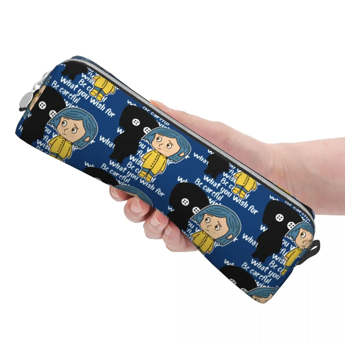 Coralines Cartoon Pencil Cases New Pen Bag Kids Big Capacity Office Gift Pencilcases