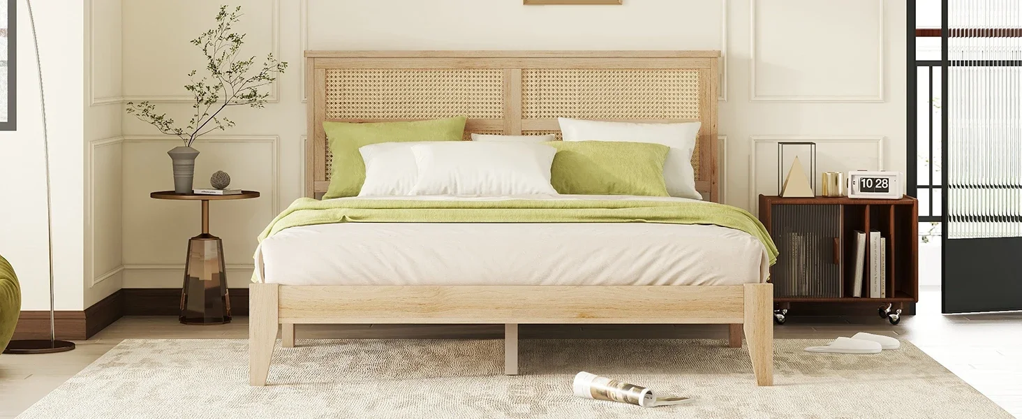 rattan bed frame