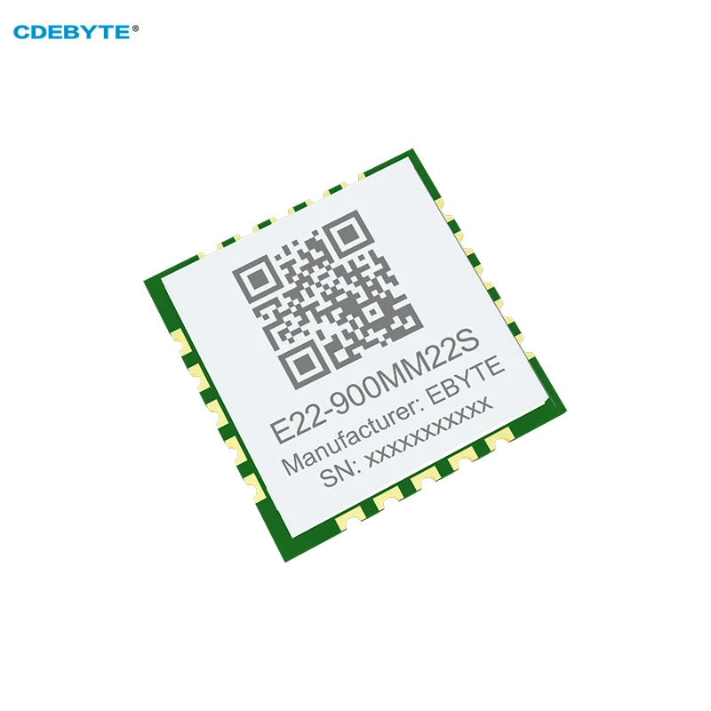 SX1262 LoRa 모듈 868/915MHz CDEBYTE E22-900MM22S 초소형 21.5dBm 7KM SMD RF 트랜시버 모듈