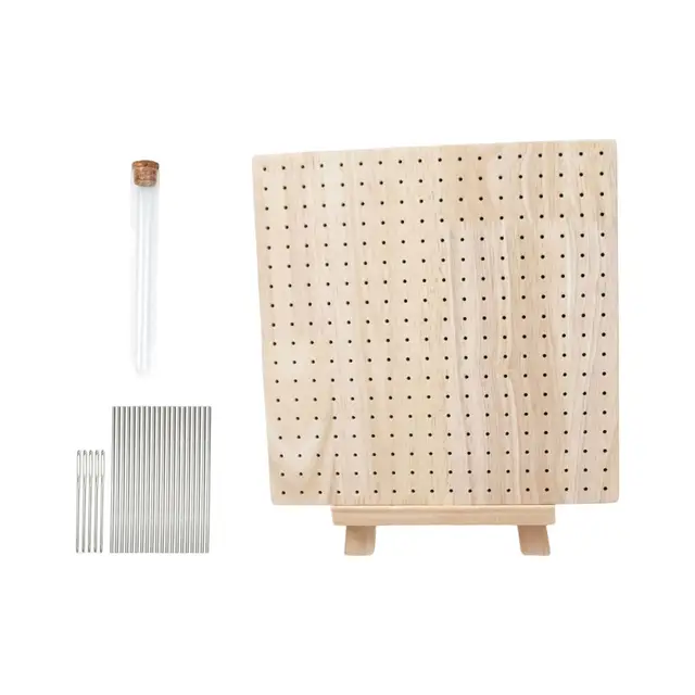 Horgolt Blokkoló Tábla Dekorációs Pad Kampó Tartó Szilárd Hentes Barkácsoláshoz - Image 2