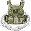 Ranger Green Plate Carrier Tactical Vest With Quick Release Security Molle Chaleco Tactico Bandolier Laser Cut Tactical Vest 4