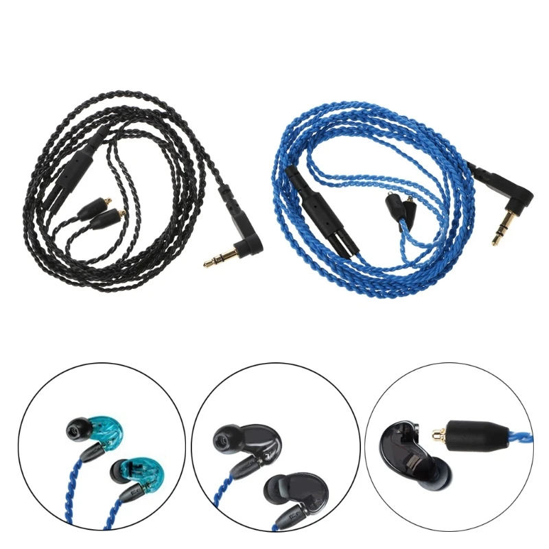 Cavo Mmcx Per Shure Se315 Se535 Se846 Auricolari Cavi Per Cuffie Cavo Con Drop Shipping Placcato Oro Di Alta Qualità