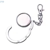 Fashion Simple Round Metal Folding Bag Hook Holder Portable Handbag Hooks Keychain Table Side Hangers Multipurpose Non-Slip Hook 4