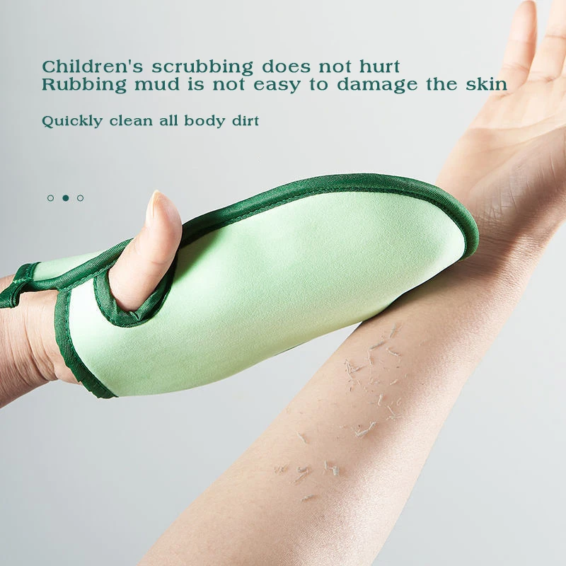 Houseeker Soft Exfoliating Bath Gloves Painless Skin Bath Sponge PVA Children Adult Bathing Scrub Mitt Durable Shower Towel