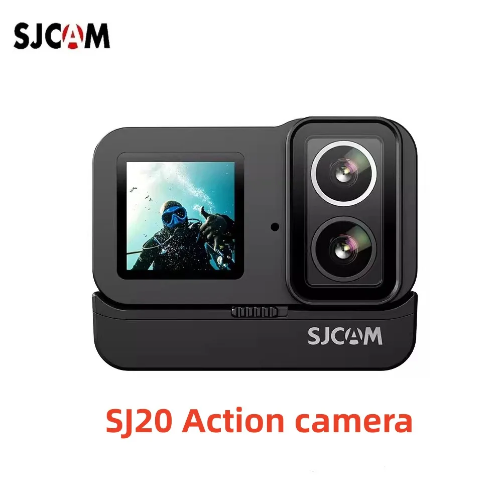 

SJCAM SJ20 Dual Lens Action Camera 4K Ultra HD 20MP Anti-shaking 40m Waterproof Touch Screen action cam camera sport helmet