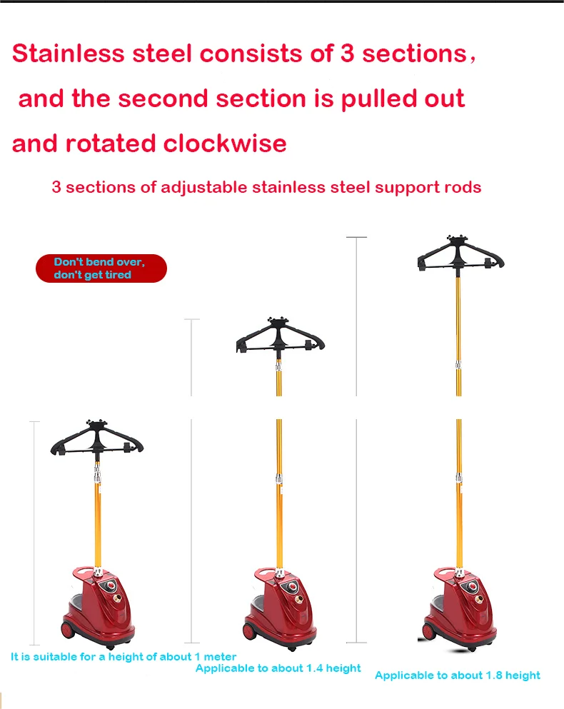 travel steam iron mini Electric Vertical Multi-Functional Device Steamer Type- Home Appliances clothes steam iron מגהץ אדים נייד 3