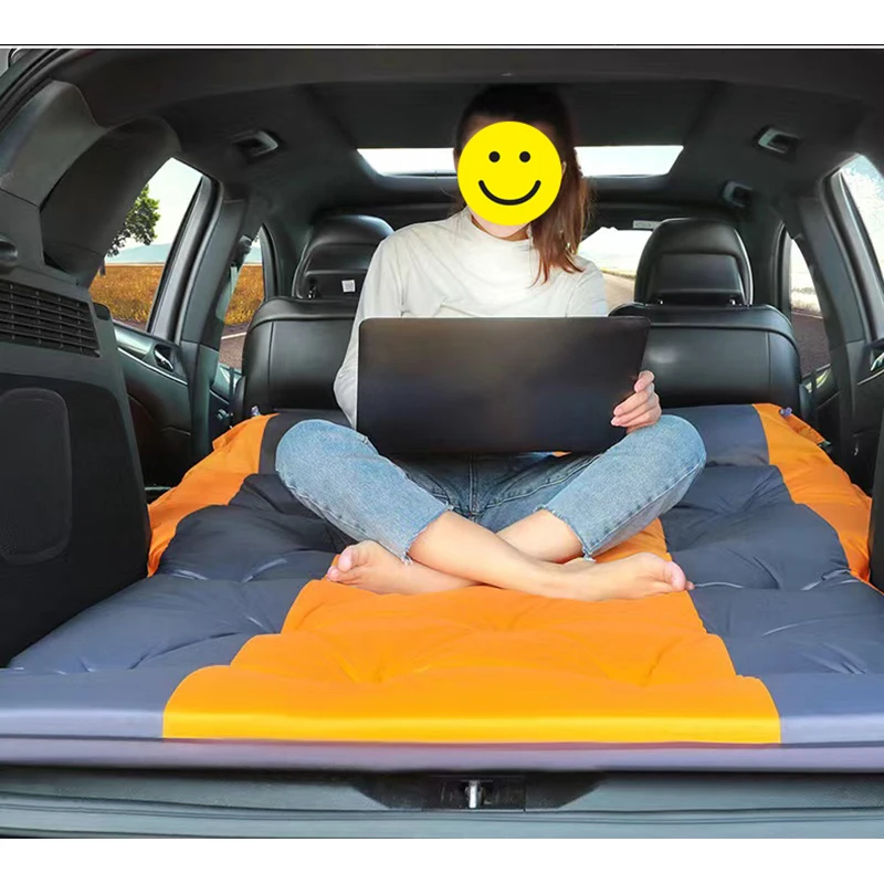 Hot Car Iatable Bed SUV Car Air Mattress Atable Travel Bed Air 180X132X5cm Outdoor Camping Mat Mattress Travel