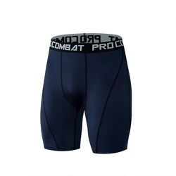 Men's Quick - Dry Athletic Shorts - S (Navy blue)