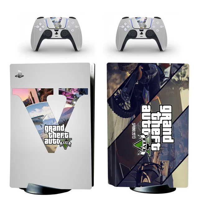 Gta5 Gta 6 Colorido Venda Quente Design Decalques De Vinil Para Ps4 Magro  Console - Adesivos - AliExpress