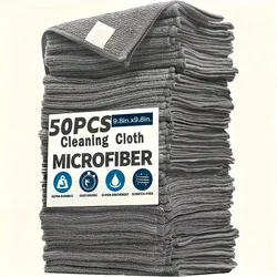 Ultra - Absorbent Microfiber Cleaning Cloths (50PCS)