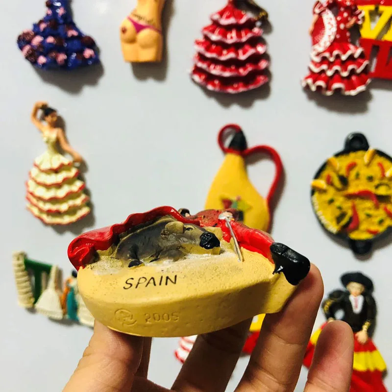 San Sebastián Spagna Magnete da Frigorifero Cristallo Turistico Souvenir Collezione Regalo Regalo Magnetico Adesivo Frigorifero