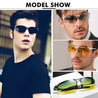 Lunettes de soleil polarisées de luxe en aluminium 2026 pour homme, vision jour et nuit, anti-éblouissement, pour la conduite, Oculos De Sol Masculino 2