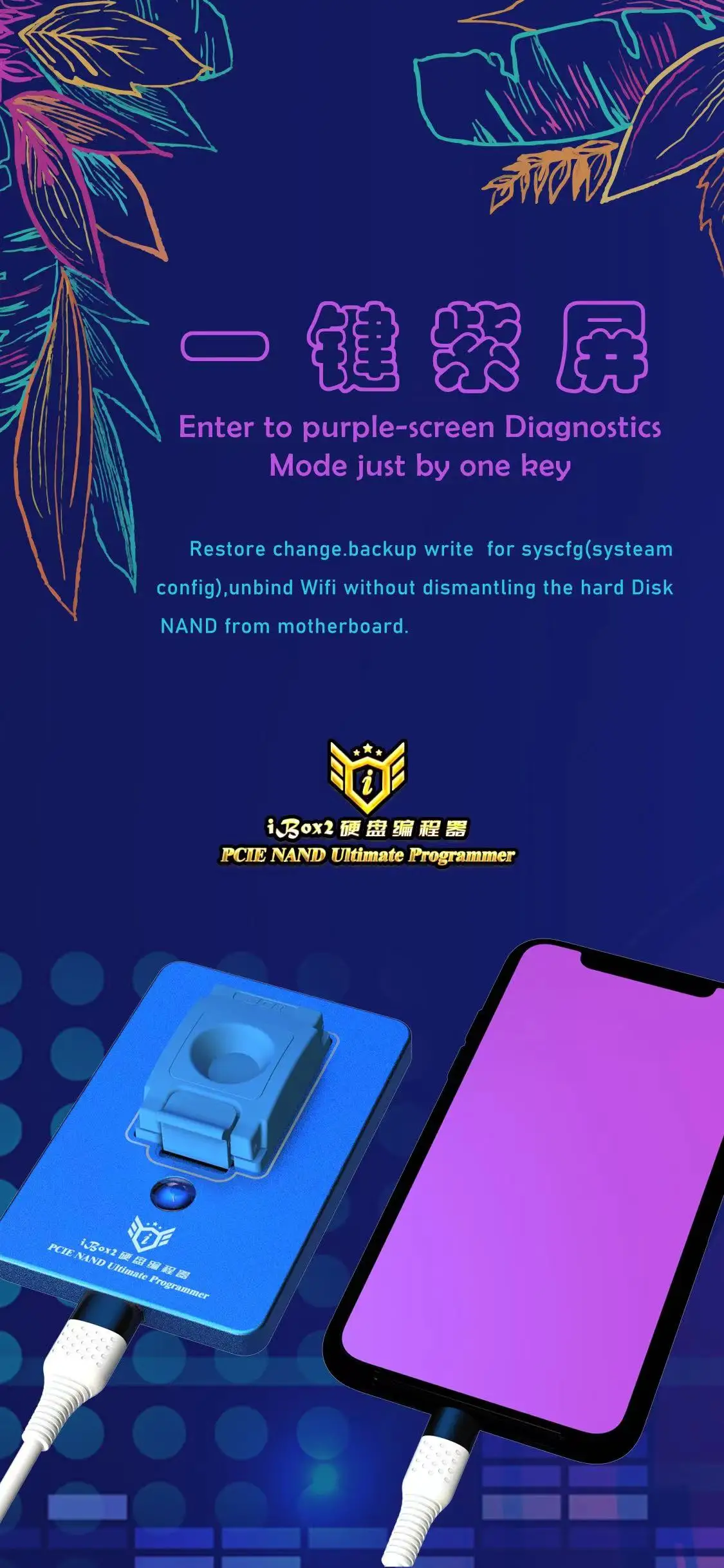 

Gsmjustoncct IP Box/IBOX ibox2, поддержка чтения/записи телефона серийного номера/безограничивающий Wi-Fi, без удаления NAND