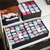 1Pc 24-Cell Collapsible Sock Organizer for Socks Underwear Ties Accessories Foldable Mold-Resistant Fabric Storage Box Divider 3