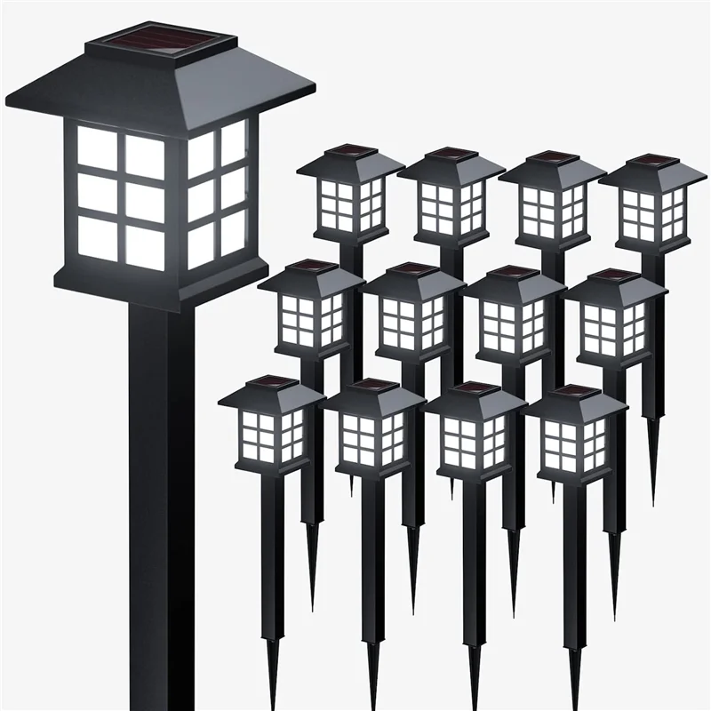 

1/2/4/6/8/10pcs Led Solar Lights Outdoor Pathway Solar Lamp IP65 Waterproof for Garden Walkway Patio Yard Driveway Landscape