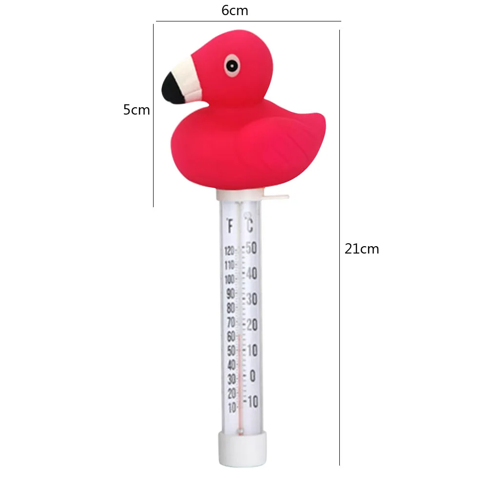 Cartoon Pattern Pool Water Temperature Meter Accurate Portable Swimming Pool Thermometer Tool for Hot Tub Spa Bathtub Fish Ponds 6
