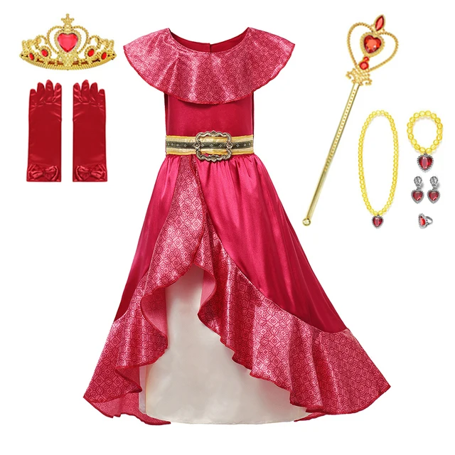Disney-vestido de princesa Jasmine para fiesta de cumpleaños, conjunto de ropa de Cosplay de Aladdín, lámpara agic, Top, pantalones y diadema