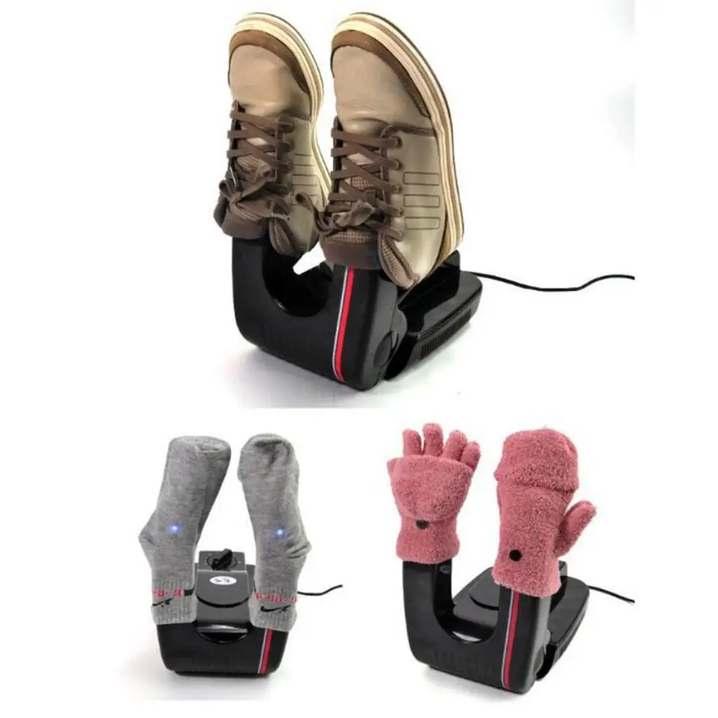 Portable Electric Shoe Boots Dryer Warmer Deodorizer Winter Gloves Heater UK