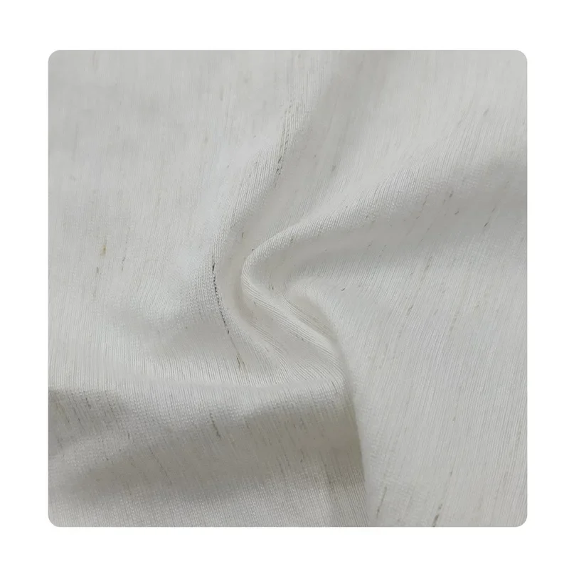 Linen Cotton Nylon Blend Lightweight Casual Breathable Spring Summer Women's Clothing Fabric for Shirts And Pants