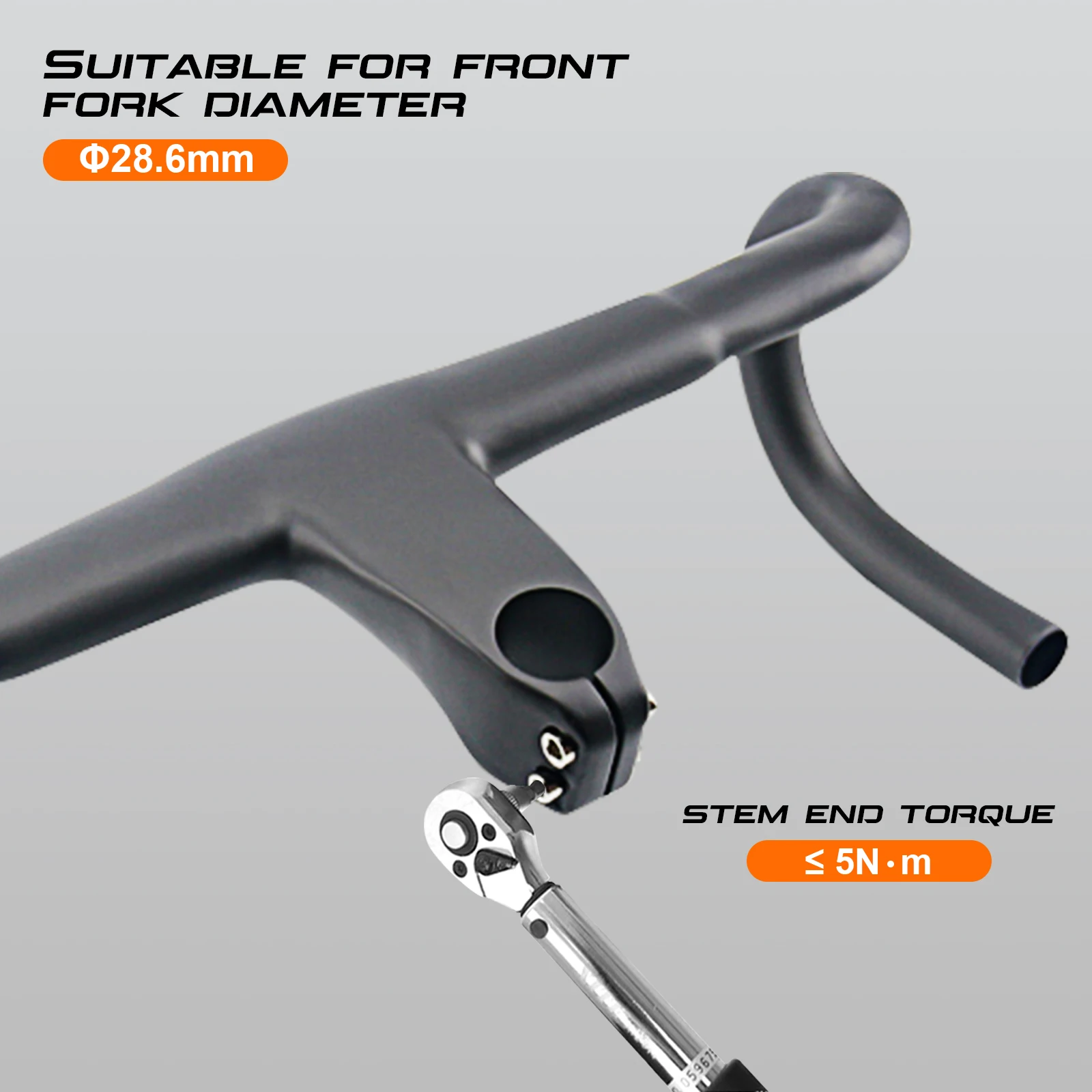 RXL SL Bicycle Handlebar Carbon Road Bike Handlebar Integrated 28.6mm Integrated Road Racing Bike Parts 400/420/440mm