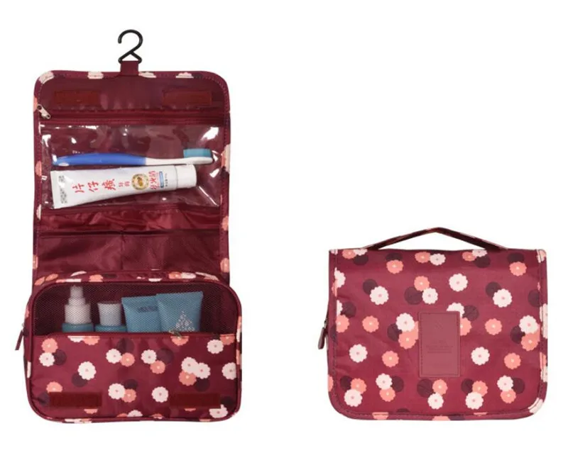 Nylon Hook Up Cosmetic Bag Women Travel Toiletries Storage Bag High Quality Waterproof Makeup Pouch Ladies Make-up Beauty Bag Nylon Hook Up Cosmetic Bag Women Travel Toiletries Storage Bag High Quality Waterproof Makeup Pouch Ladies Make-up Beauty Bag