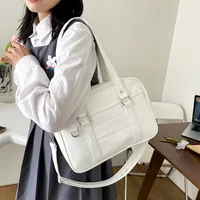 Japanese Style JK Bag Women High School Student Uniform Bag PU Leather Shoulder Bag Women Simple Handbags Crossbody Bags Itabag - Image 4