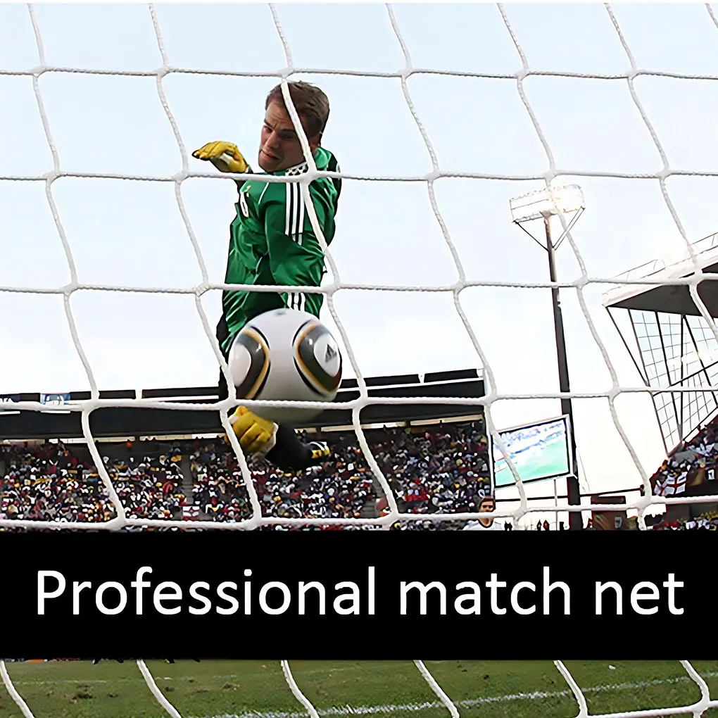 Soccer Goal Net Replacement Football Door School Practice 3.2x1.5x2.1m