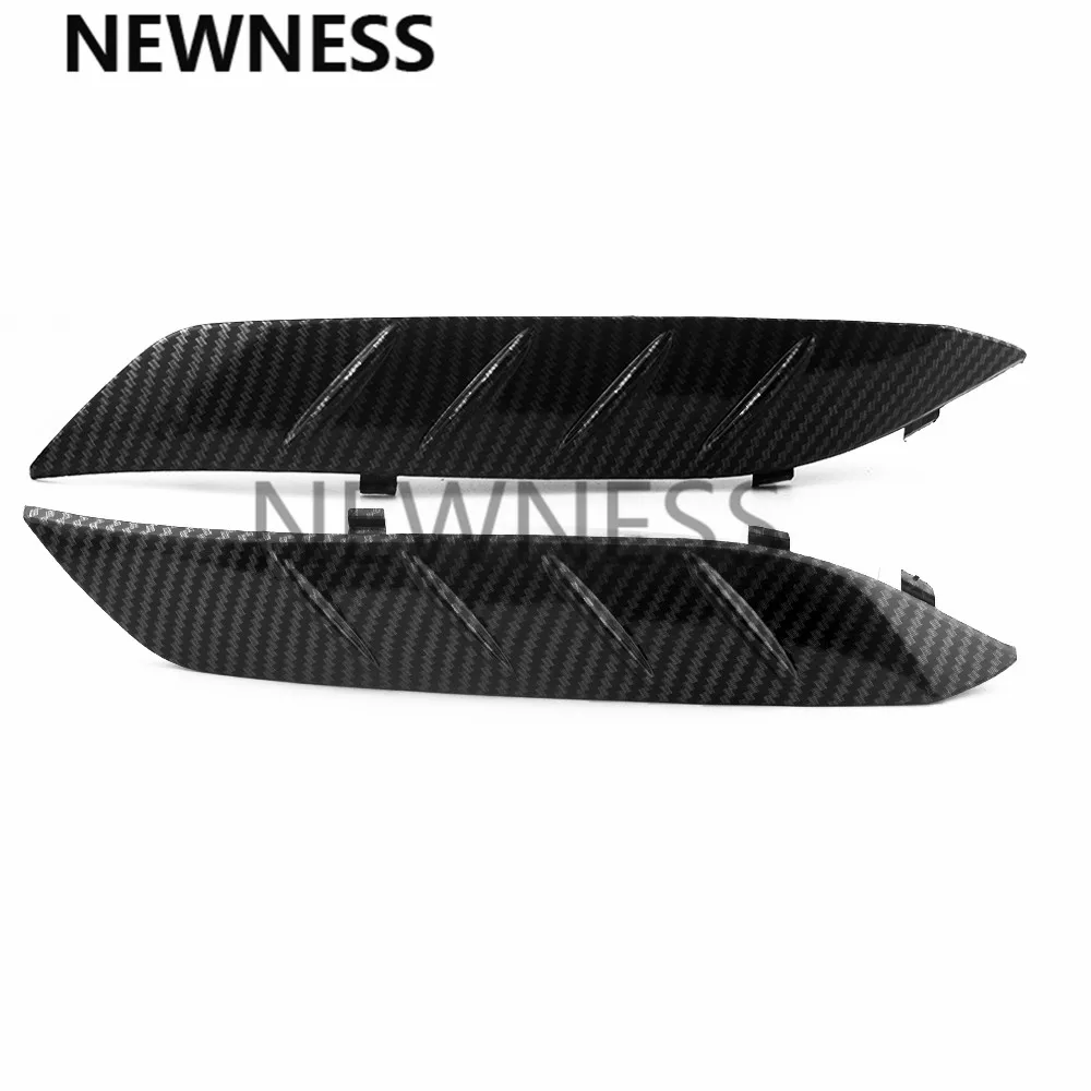 Kawasaki GTR1400 ZZR1400 ZX-14R 2006-Fender Fairing Edge Strip Front Shock Absorber Splash Cover Strip Carbon paint