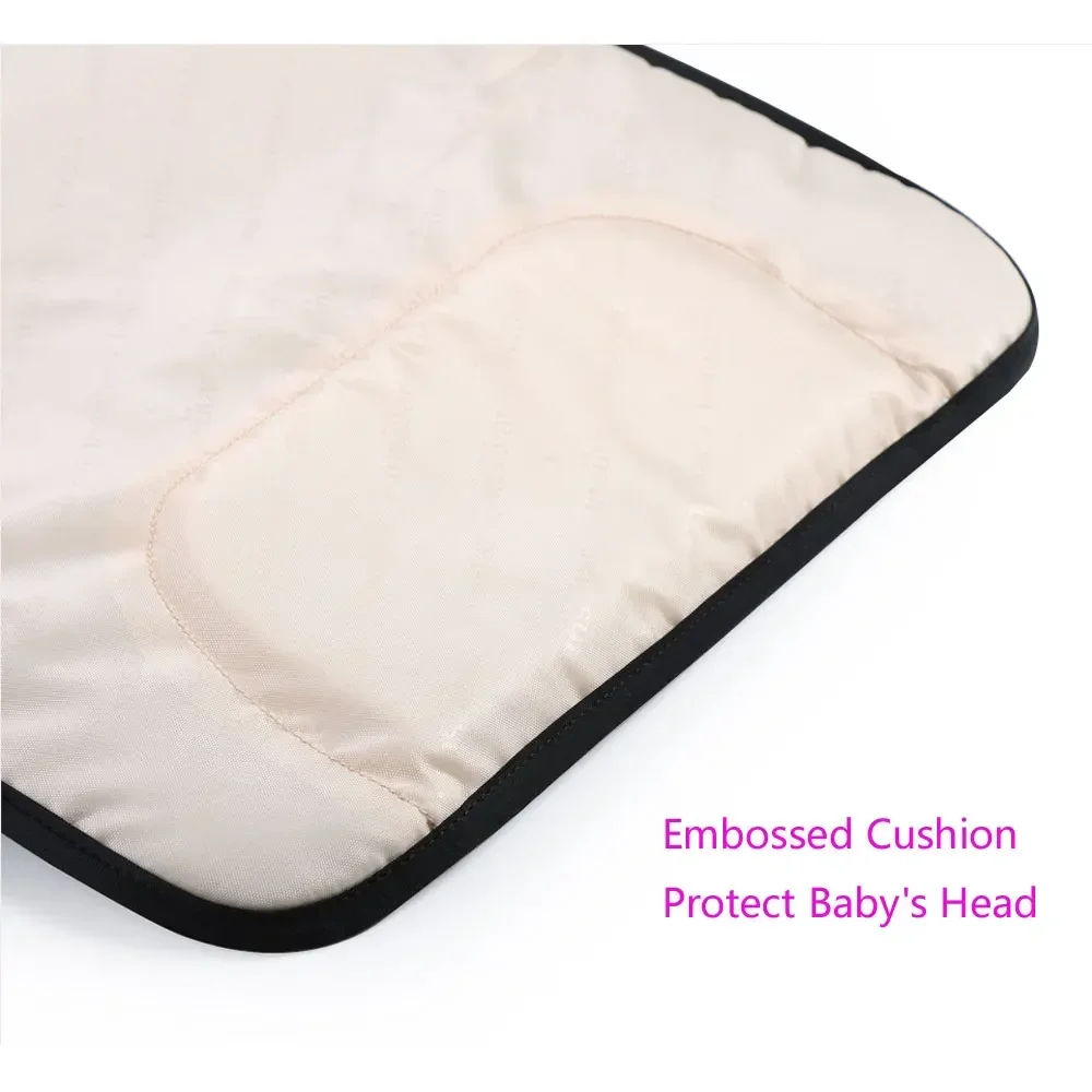 0-6m 7-12m Portable Multifunction Foldable Waterproof Changing Pad Newborn Baby Diaper Changing Mat Pads