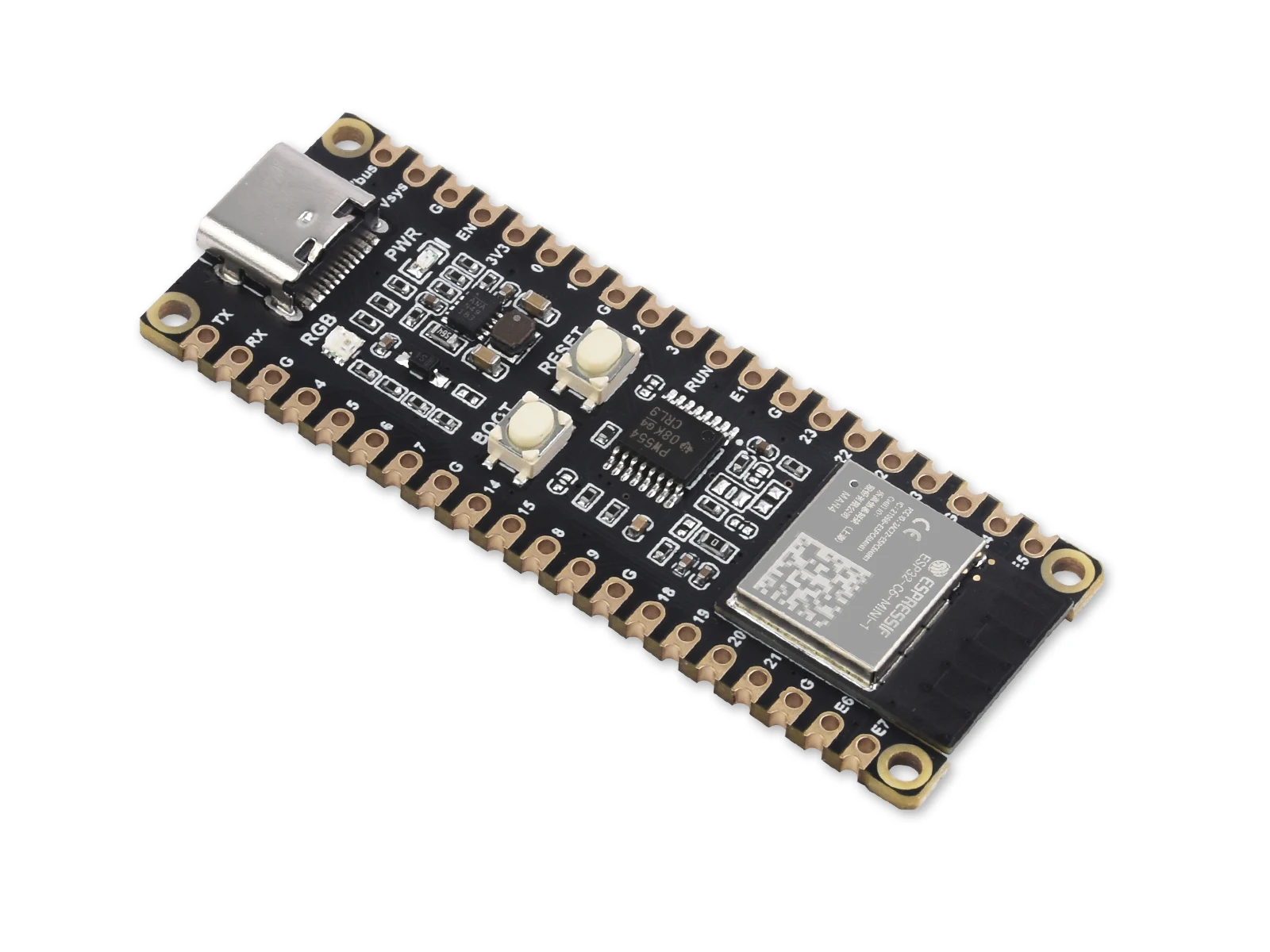 Waveshare ESP32-C6 ũƮѷ, WiFi 6  , 160MHz ̱ ھ μ, ESP32-C6-MINI-1 