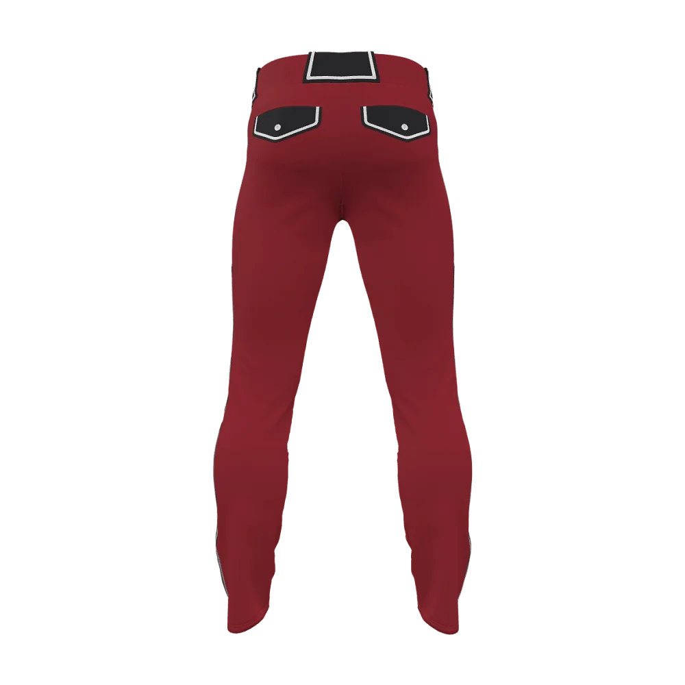 Men's Baseball Pants Casual Youth Pants Comfortable Male Trousers Elastic Mens Baseball Wear Team School Sports Uniform