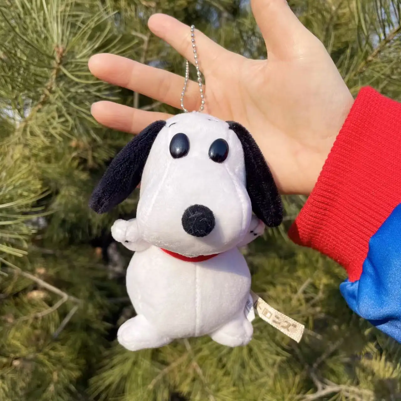 12cm MINISO Snoopys Doll Cartoon Dog Model Stuffed Toy Anime Figures Soft Cute Key Chains Pendant Girls Boy Birthday Gift 4