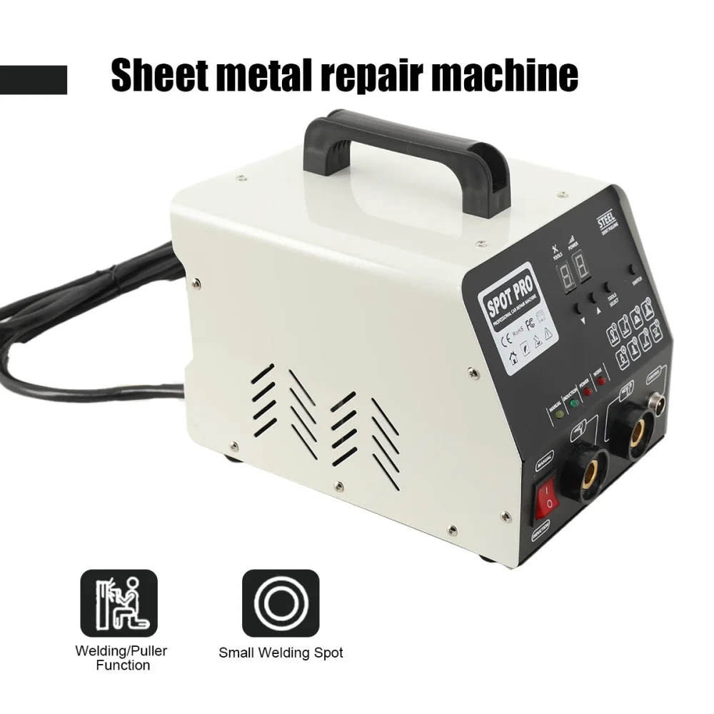 Sheet Metal Repair Machine 3800A Dent Puller Machine Spot Welder Auto Car Body Dent Puller Repair Kit 110V