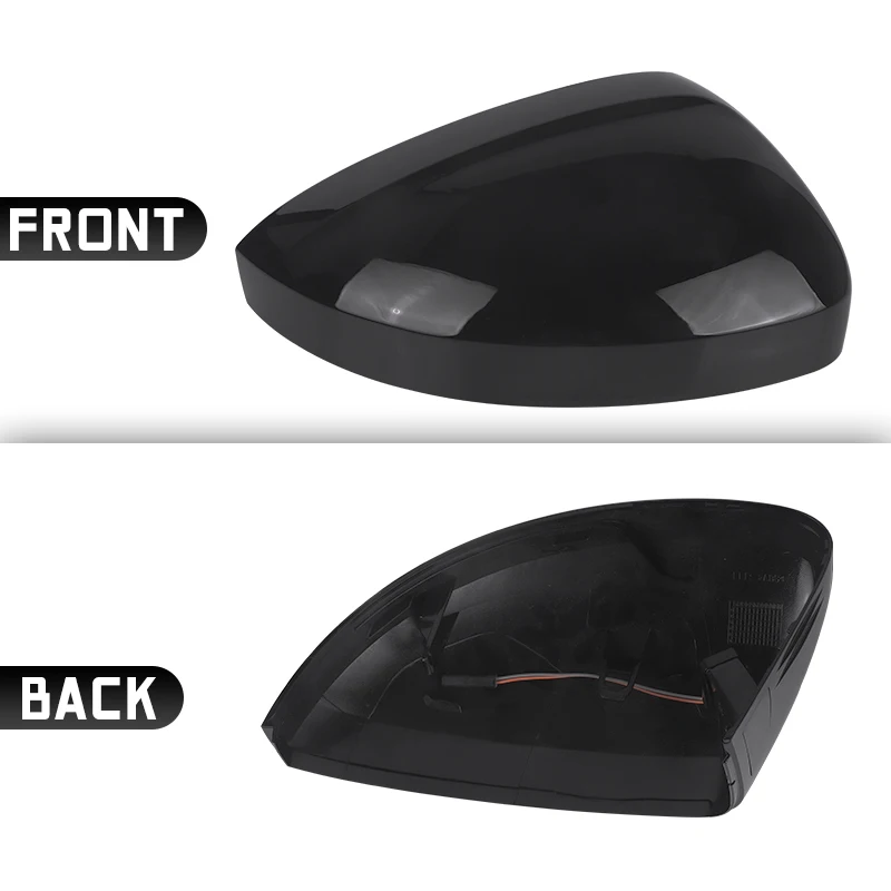 폭스바겐 티구안 MK2 2017 2018 2019 2020 2021 2022 2023 사이드 미러 커버 (홀이 있는 사이드 미러 캡, 차선 변경등 포함)