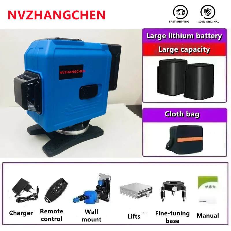Laser Level 16 Lines Green Line 4d Self Leveling Laser Level Powerful 16 Lines Laser Levels