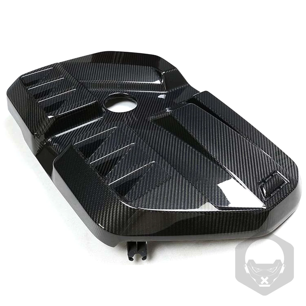 For BMW M2 G87 M3 G80 G81 M4 G82 G83 2021+ Bonnet Engine Hood Trim Cover Real Carbon Fiber Automobile Refit Styling Accessory